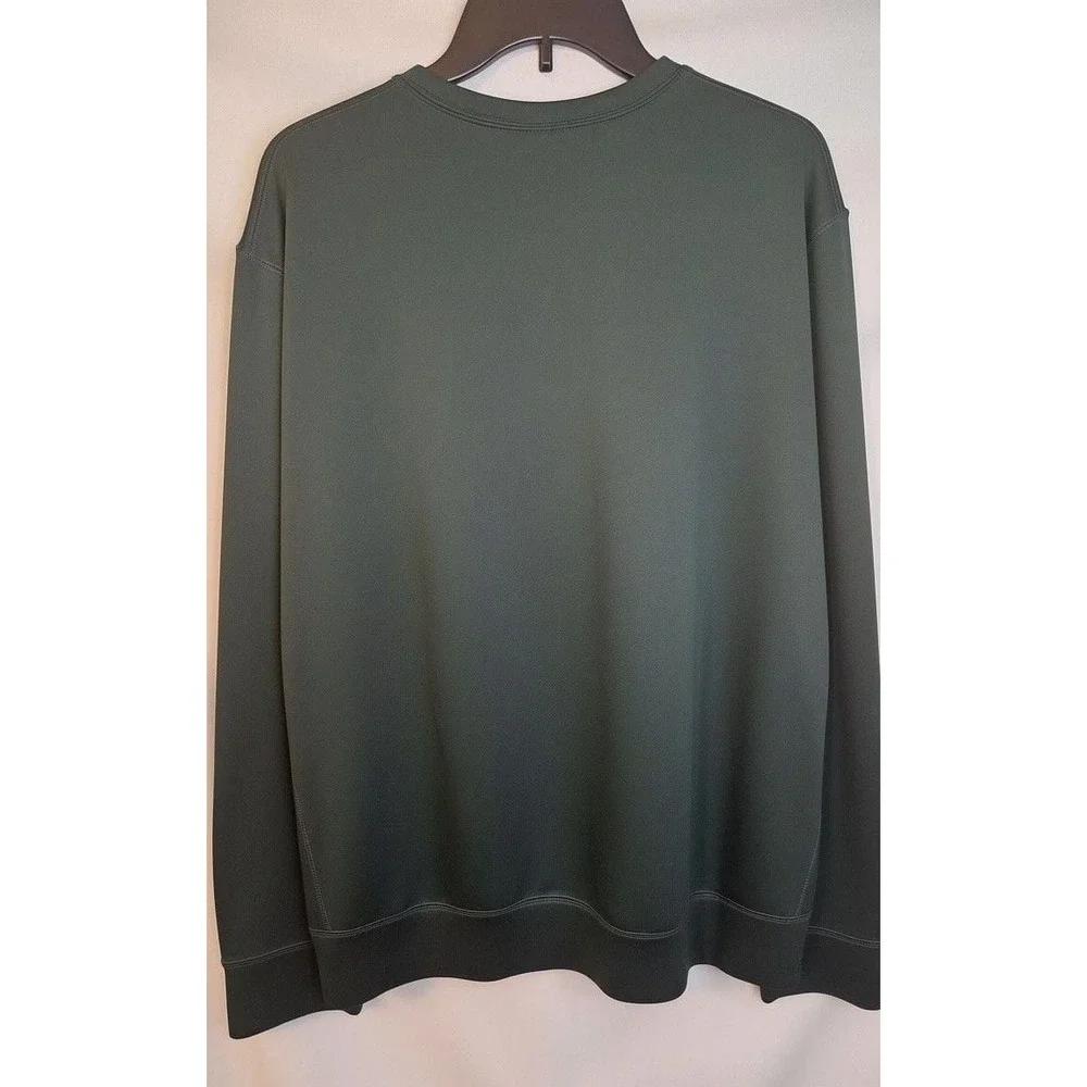 Nike Michigan State Spartans Therma-FIT Green Crewneck Sweatshirt Sz L